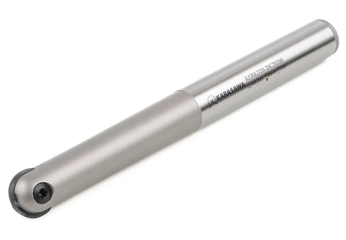 Fresa a candela KARASAWA KERKD20-20C20200 con inserto intercambiabile a testa sferica, diametro 20 mm