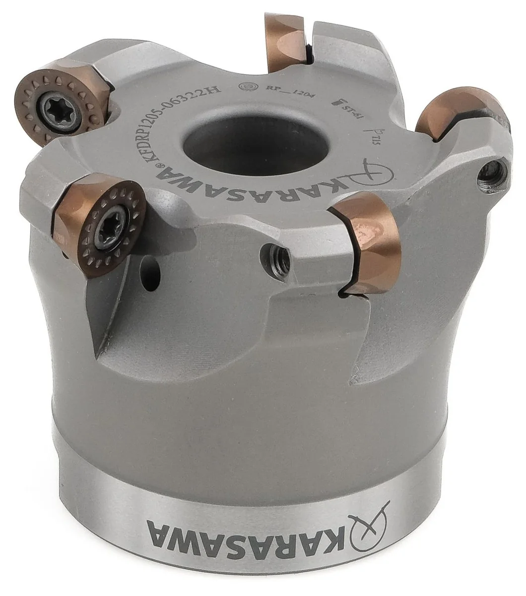 Fresa di forma KARASAWA KFDRP1205-06322H con inserti tondi RPMT 1204