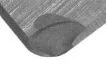 Macro di un inserto con una zona di rivestimento antiusura sfogliata